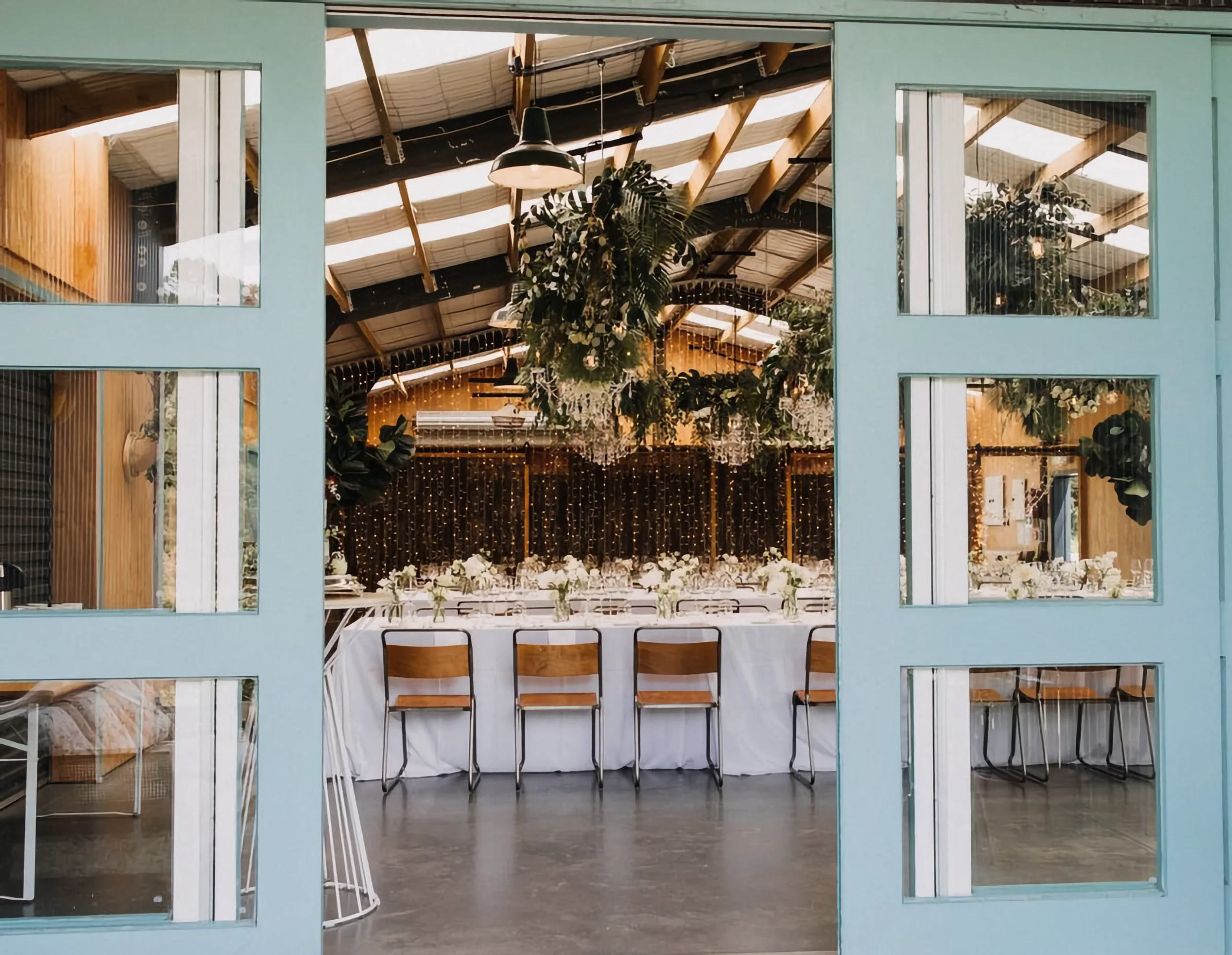 Inside Whispering Waters shed