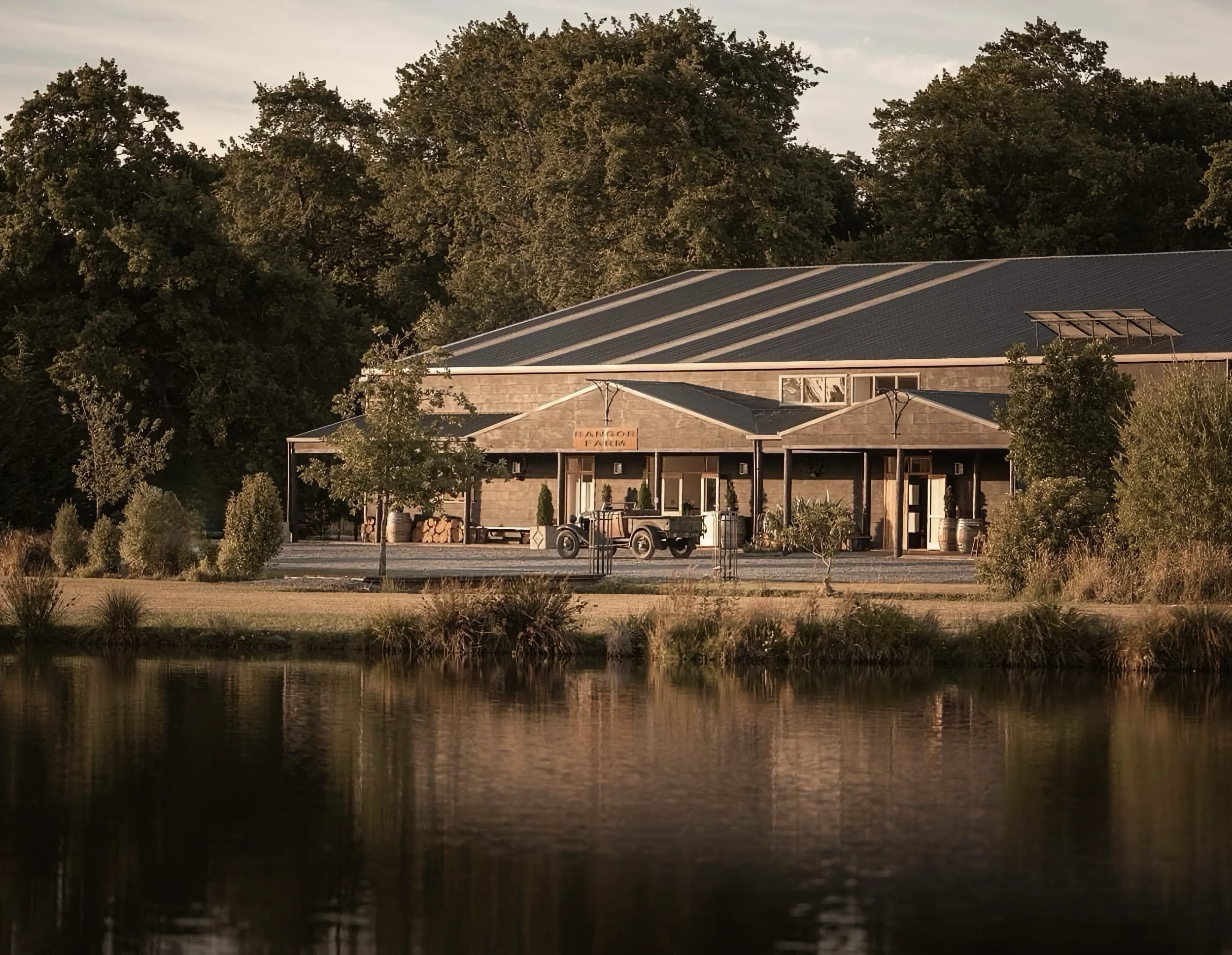 Exterior of the Bangor Farm