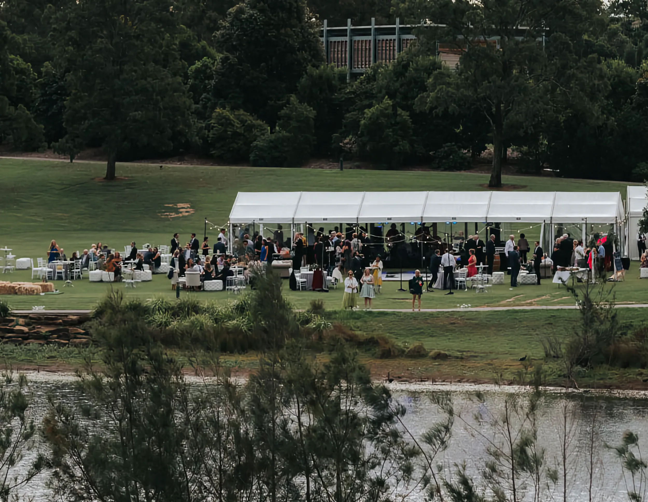 Lawn reception at the Australian Botainc Garden