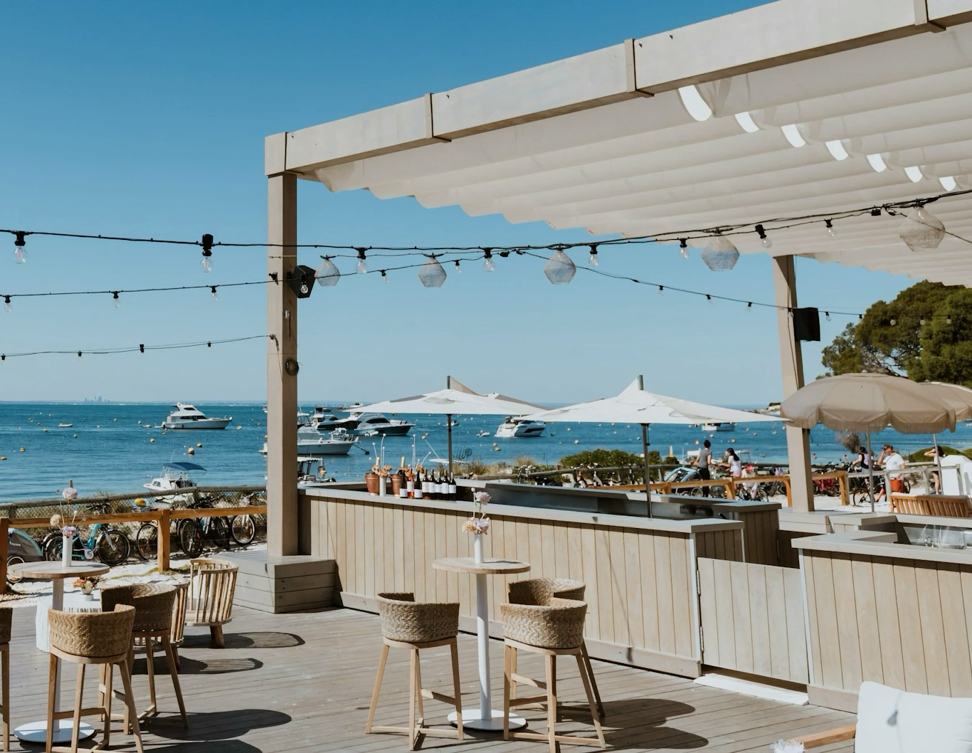 Water views from the deck of the Samphire