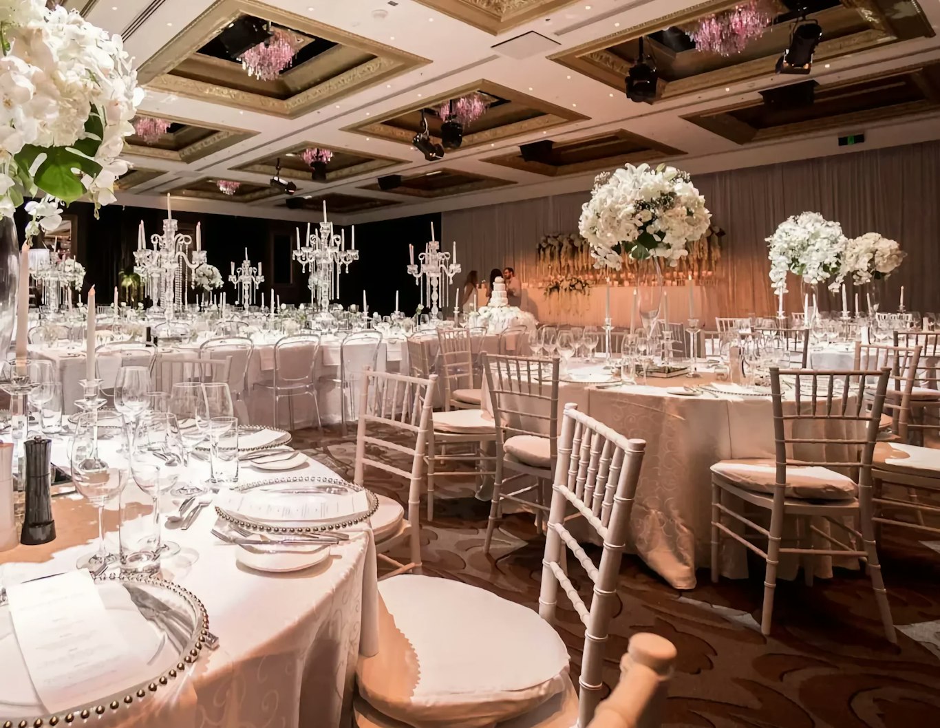 Wedding reception at Cordis