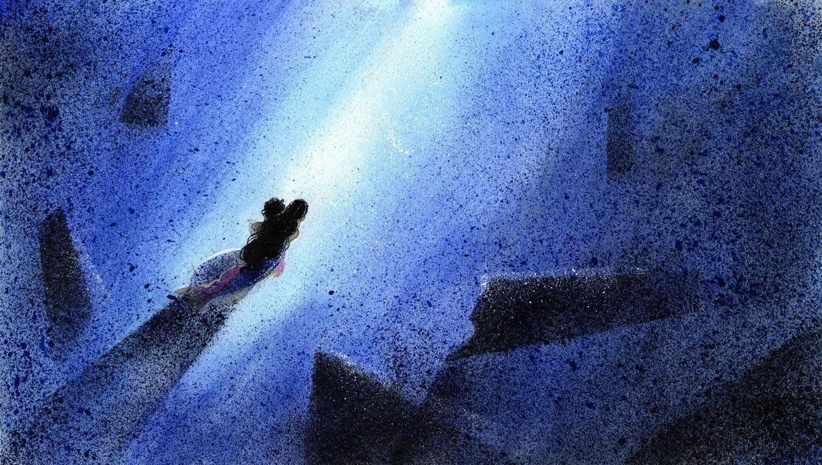 Crystal's mermaid saves prince