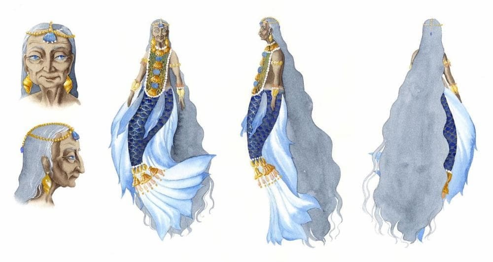 Crystal's mermaid grandmother