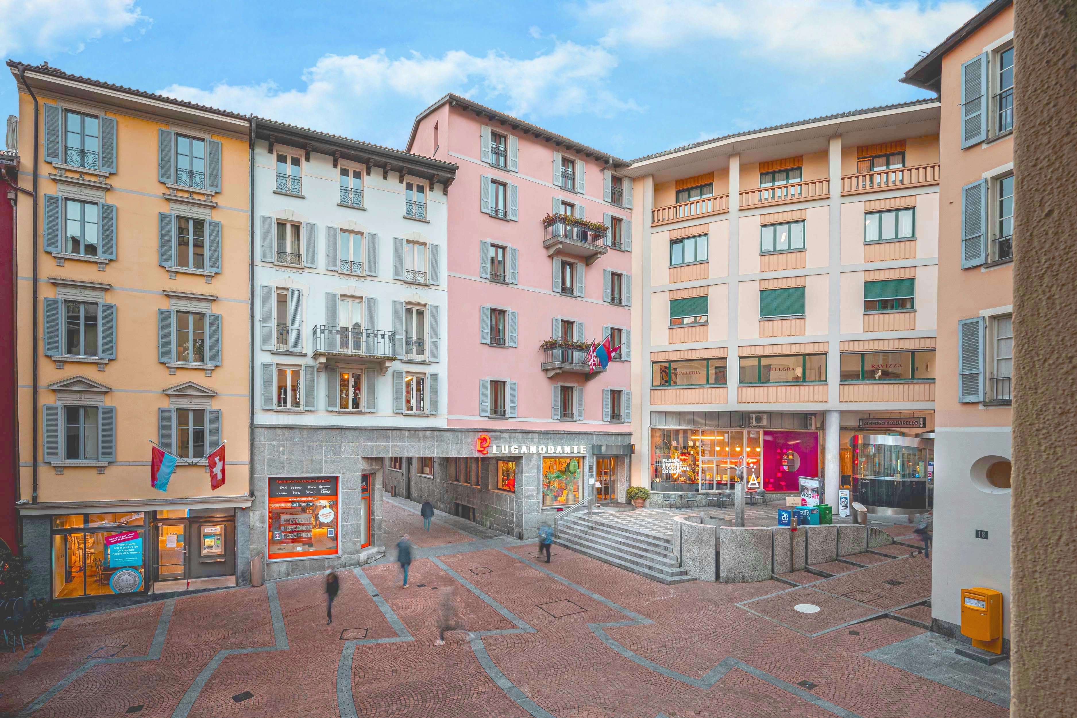 Cover Image for Amongst the best hotels in Lugano city centre, with an unmistakable facade