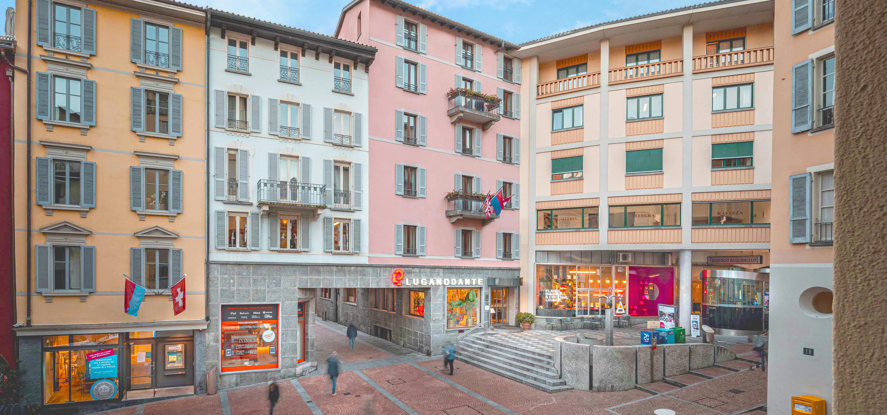 Cover Image for Amongst the best hotels in Lugano city centre, with an unmistakable facade