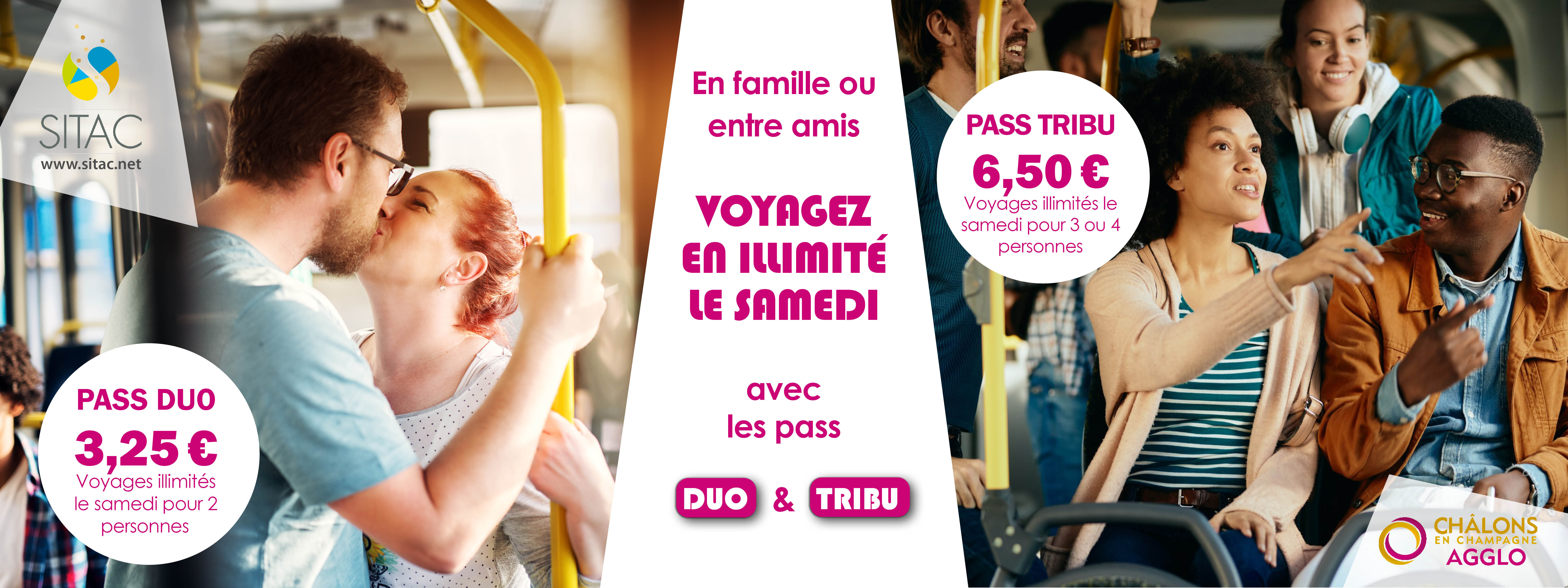 Titres samedi : pass tribu et pass duo