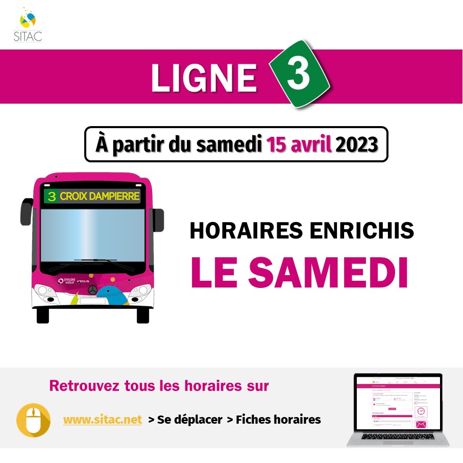 ligne 3 nvx horaires post