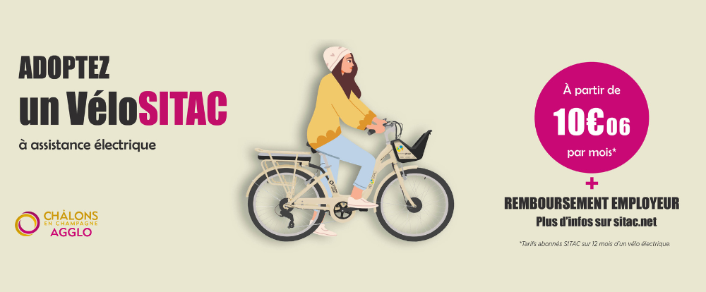 à partir de 10,06 €, éligible à la prime transport -50 % en plus !
