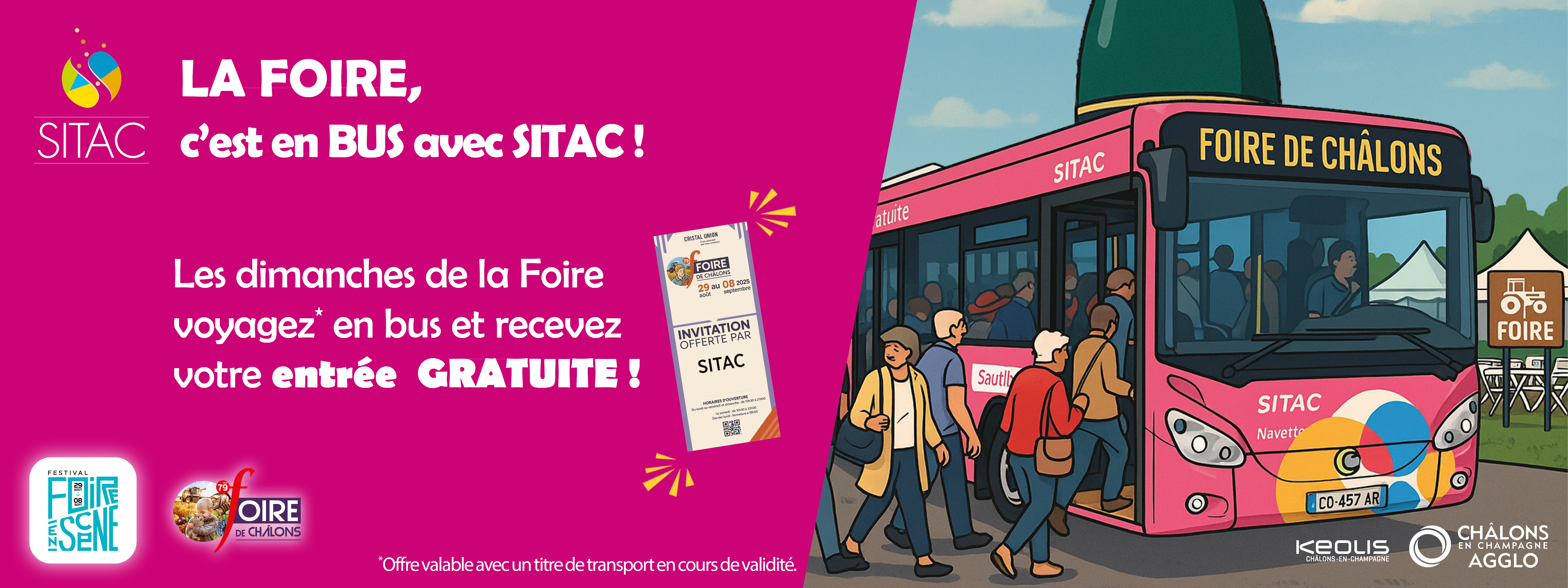 Comment s’y rendre en bus avec SITAC ?