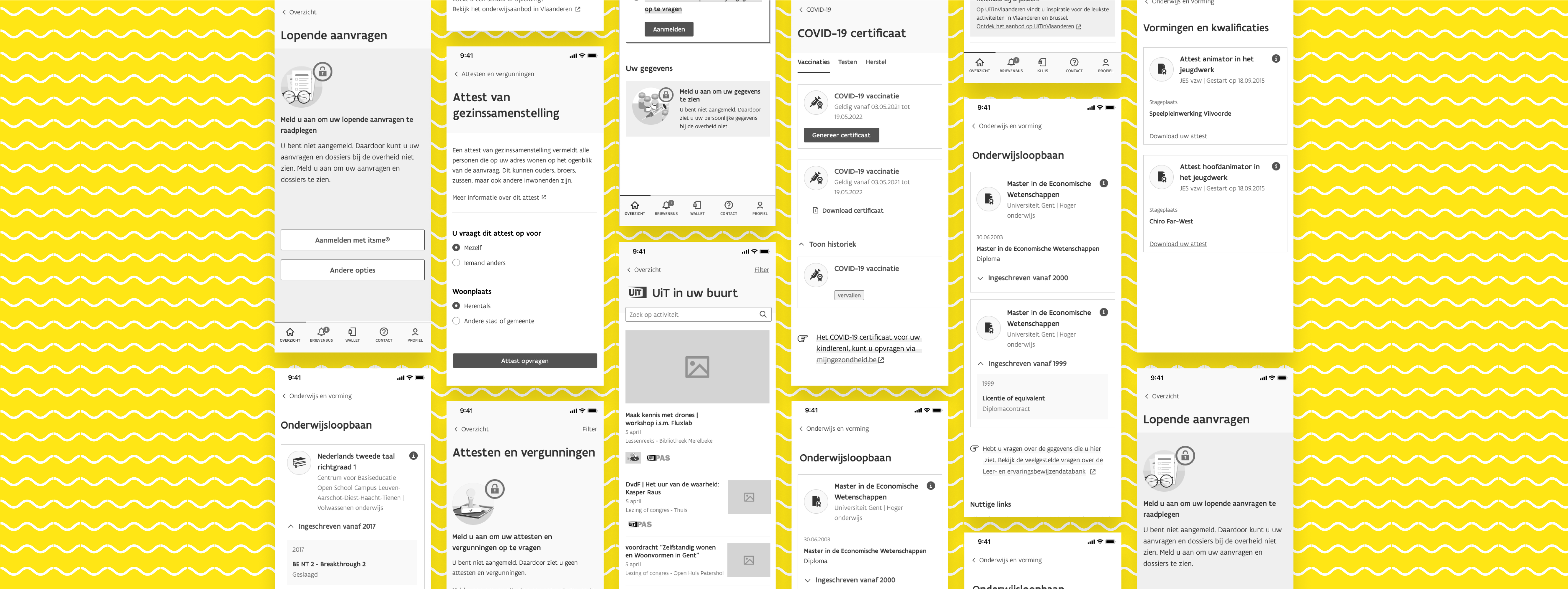 The Mijn Burgerprofiel app is a complete ecosystem that brings together various functionalities. Mijn Burgerprofiel ecosystem