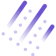 Icon of an illustration with lines and dots representing strategy