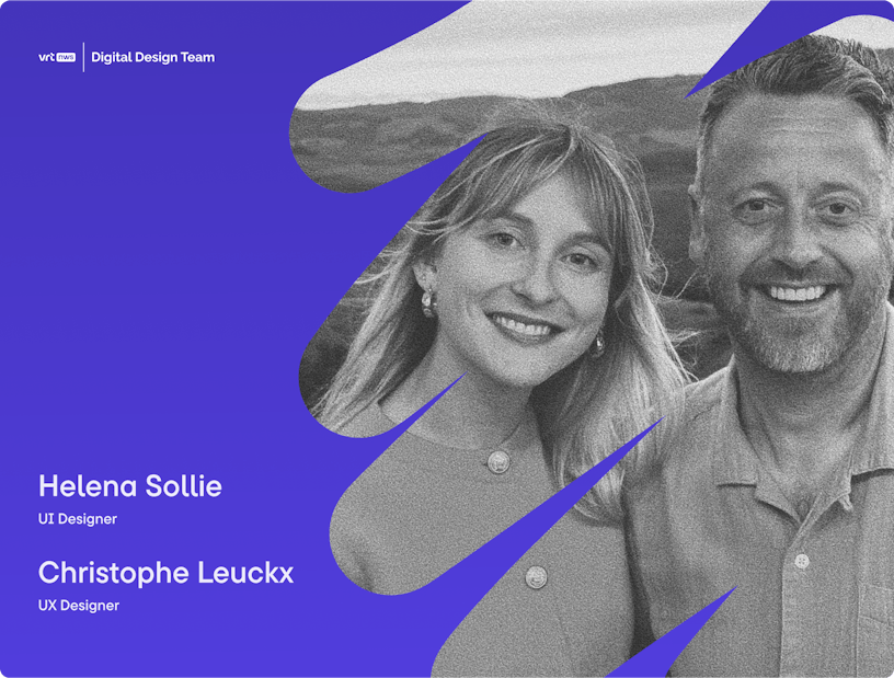 VRT design team Helena Sollie & Christophe Leuckx
