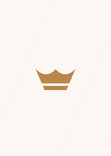 Brown Royal Botania logo on a rectangular beige background