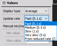 DewesoftX analog meter update rates DewesoftX analog meter update rates