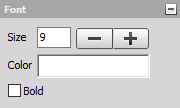DewesoftX taular values display font options DewesoftX taular values display font options
