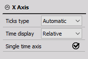 DewesoftX recorder X-axis options DewesoftX recorder X-axis options