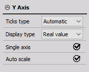 DewesoftX recorder Y-axis options DewesoftX recorder Y-axis options