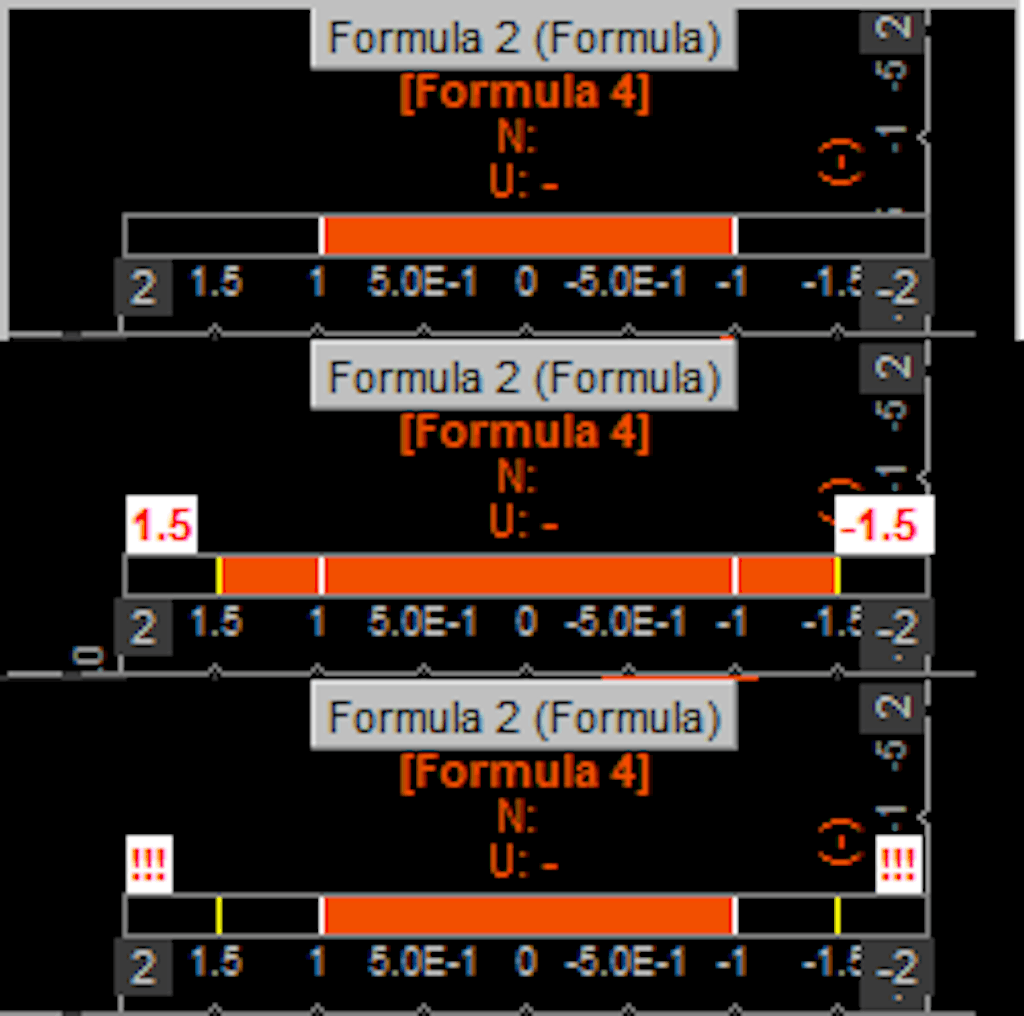 DewesoftX recorder alarm levels examples