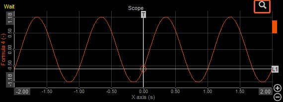DewesoftX scope zoom icon DewesoftX scope zoom icon