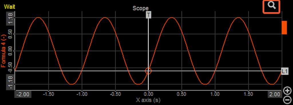 DewesoftX scope zoom icon