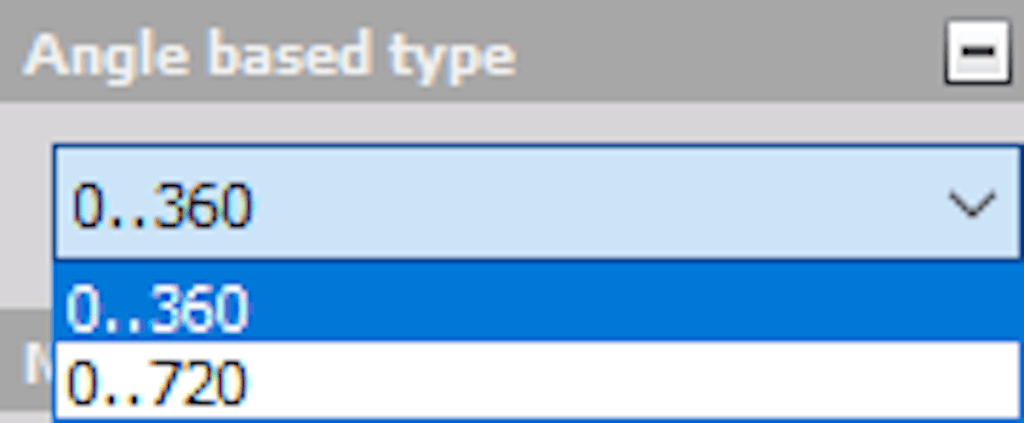 DewesoftX XY recorder angle based type options