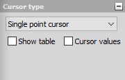 DewesoftX 3d graph cursor type