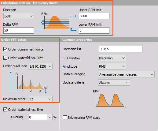DewesoftX 2D/3D table row and column definition in the order tracking setup DewesoftX 2D/3D table row and column definition in the order tracking setup