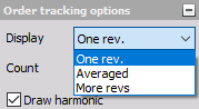 DewesoftX orbit graph order tracking options DewesoftX orbit graph order tracking options