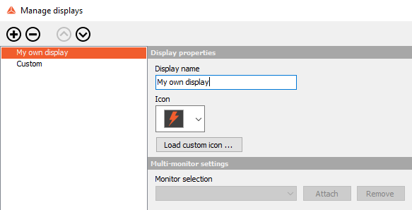 Adding an additional predefined display in DewesoftX Adding an additional predefined display in DewesoftX