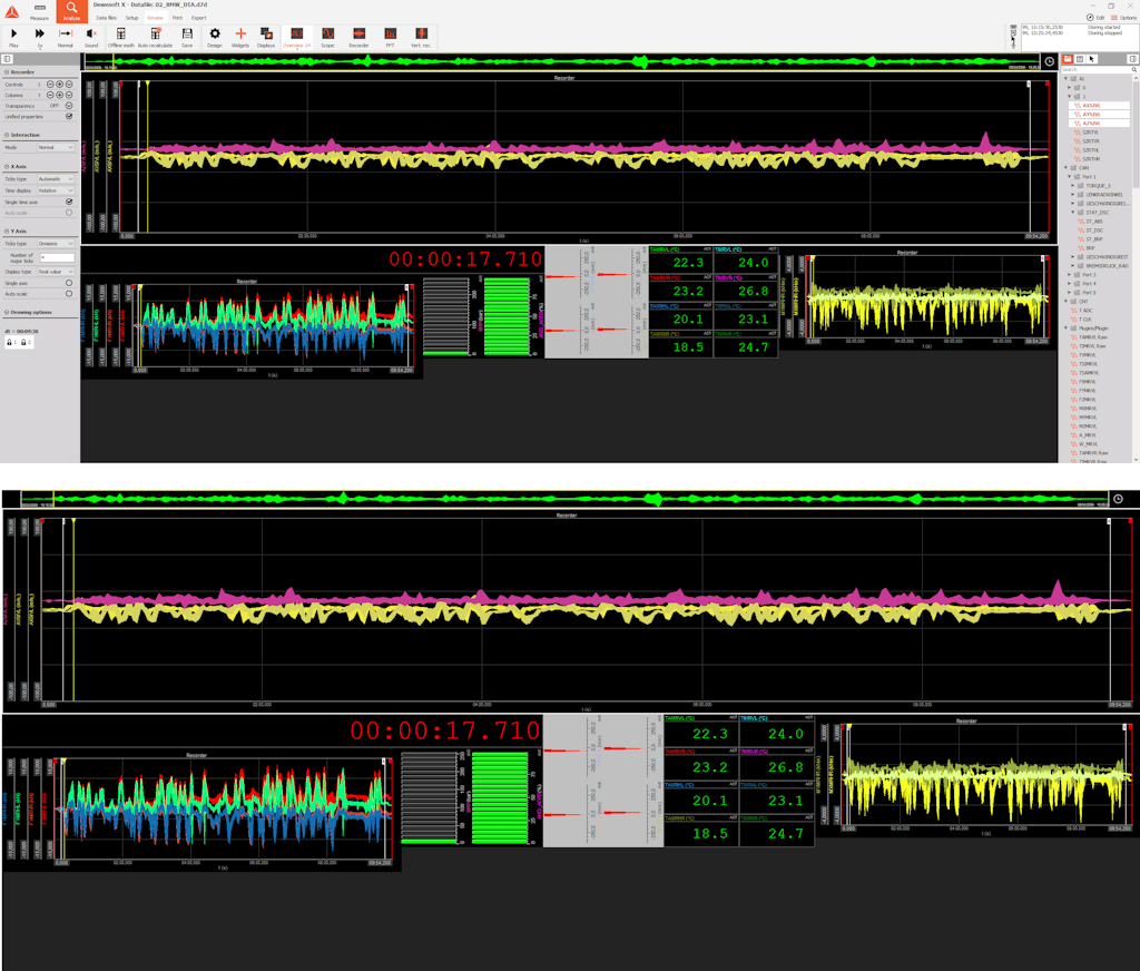 DewesoftX full screen mode DewesoftX full screen mode