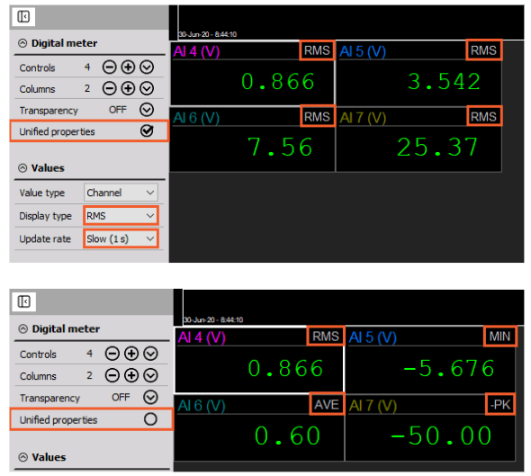 Enable and disable unified propertied for widget groups Enable and disable unified propertied for widget groups