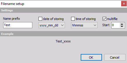 DewesoftX multifile name by the date and time DewesoftX multifile name by the date and time