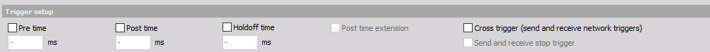 DewesoftX fast on trigger settings DewesoftX fast on trigger settings