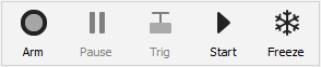 DewesoftX trigger control elements DewesoftX trigger control elements