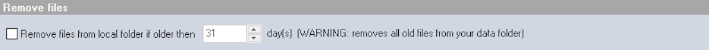 DewesoftX remove files in the Data manager 
