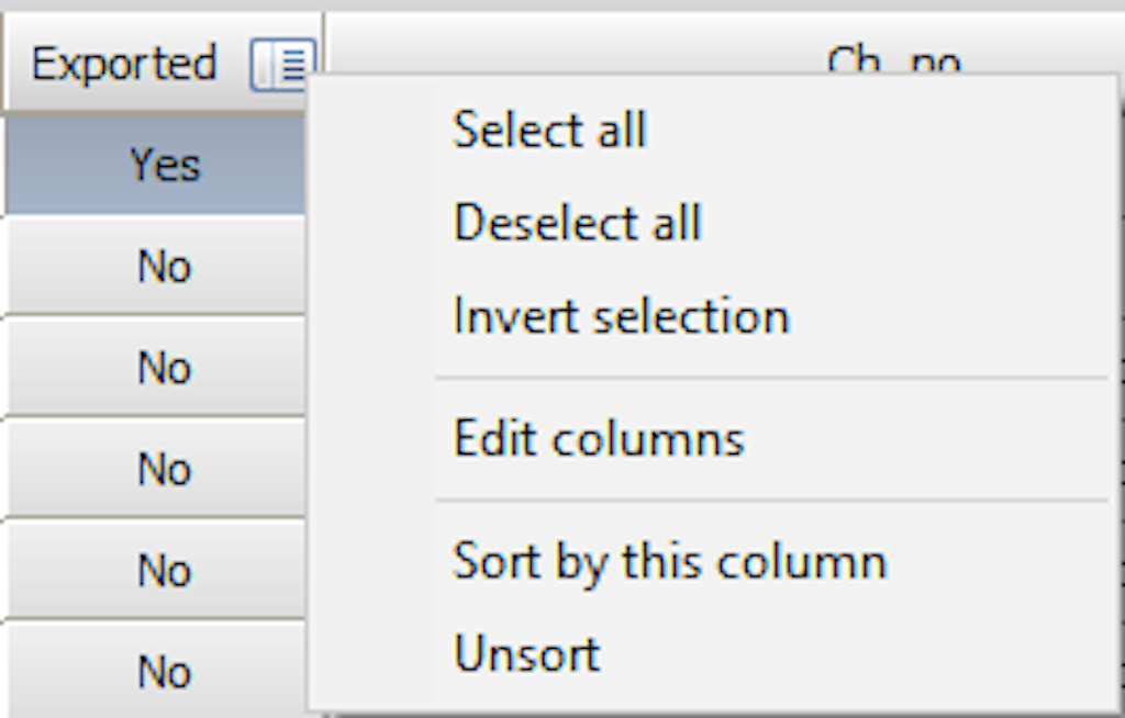 DewesoftX options choosing channels