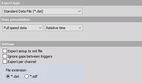 DewesoftX standard data file format DewesoftX standard data file format