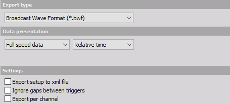 DewesoftX broadcast wave format file format DewesoftX broadcast wave format file format