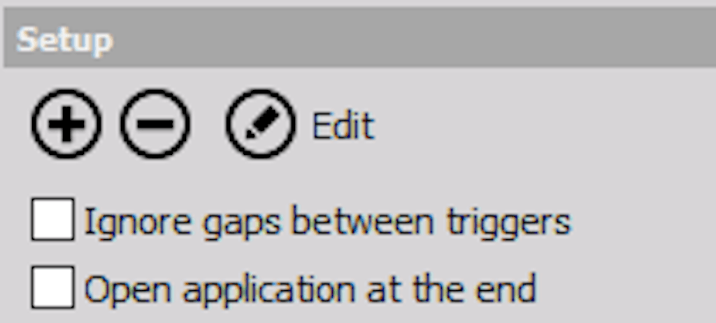 DewesoftX manage template buttons