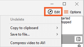 DewesoftX display widget export dropdown DewesoftX display widget export dropdown