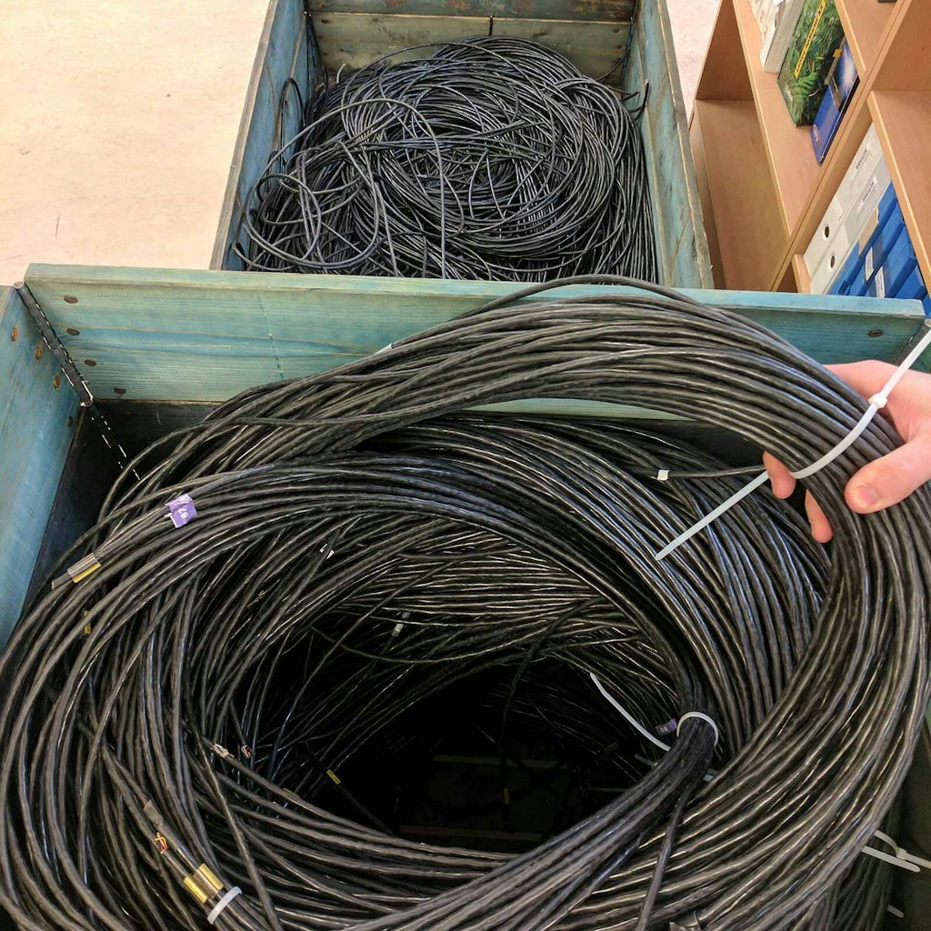 Kilometers of cables are used for some tests. Would you like to trace each one to make sure that the sensor on the other end is the one that you think it is?