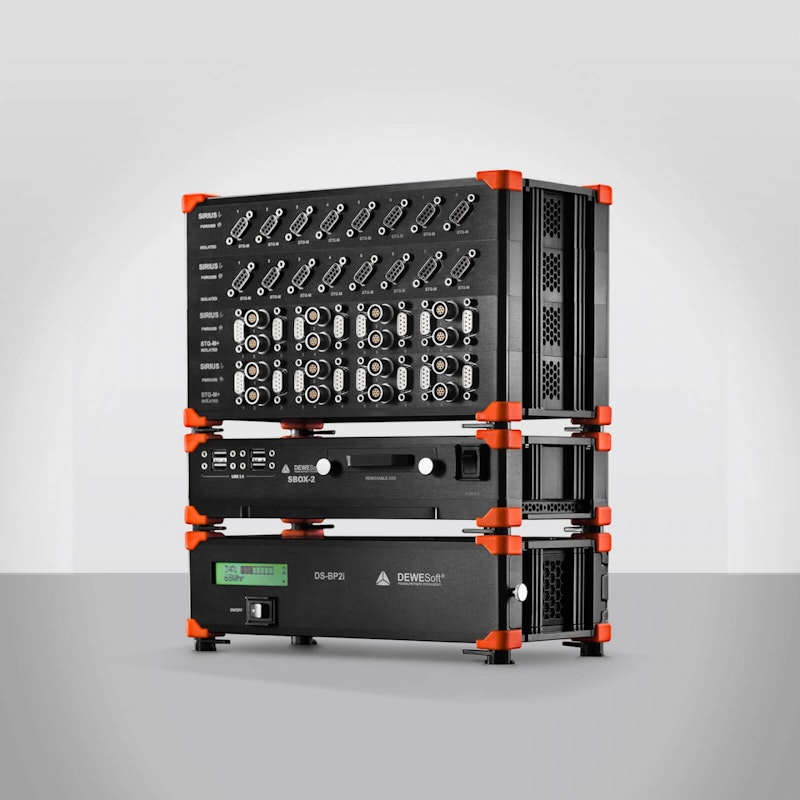 Dewesoft battery pack stacked
