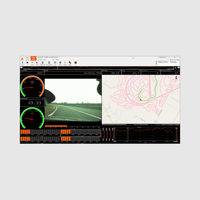 DewesoftX CAN bus acquisition