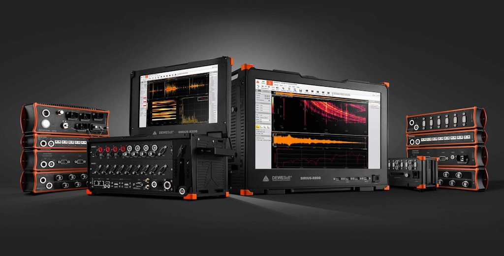 Dewesoft high-end data acquisition (DAQ) systems, allow multi-channel and high-speed data recording