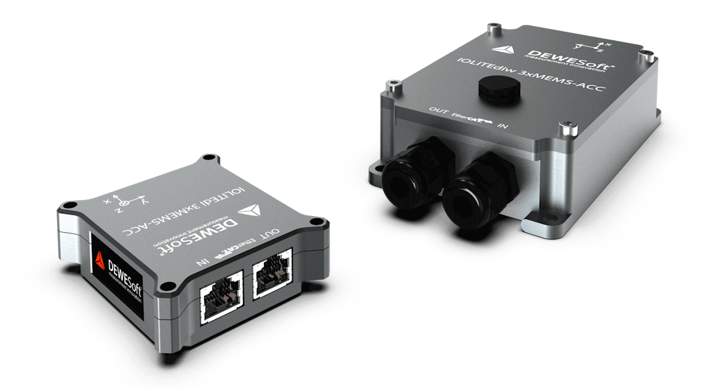 Dewesoft IOLITEdi-3xMEMS low-noise 3-axial MEMS accelerometers