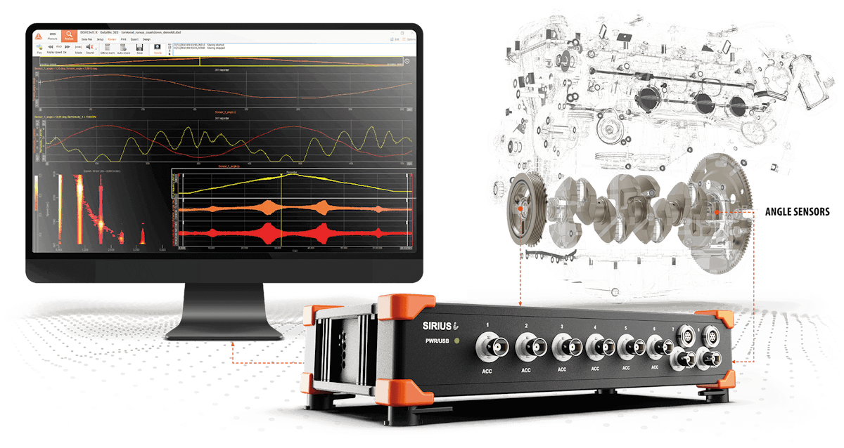 Rotational and Torsional Vibration Analysis | Dewesoft Rotational and Torsional Vibration Analysis | Dewesoft