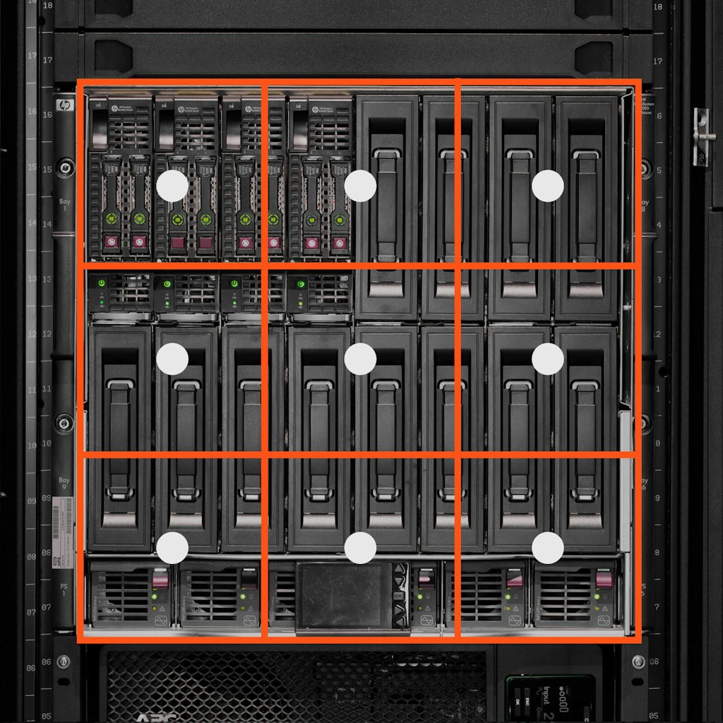 Schallintensitätssonde positioniert nach ISO 9614.1 mittels DewesoftX Datenerfassungssoftware