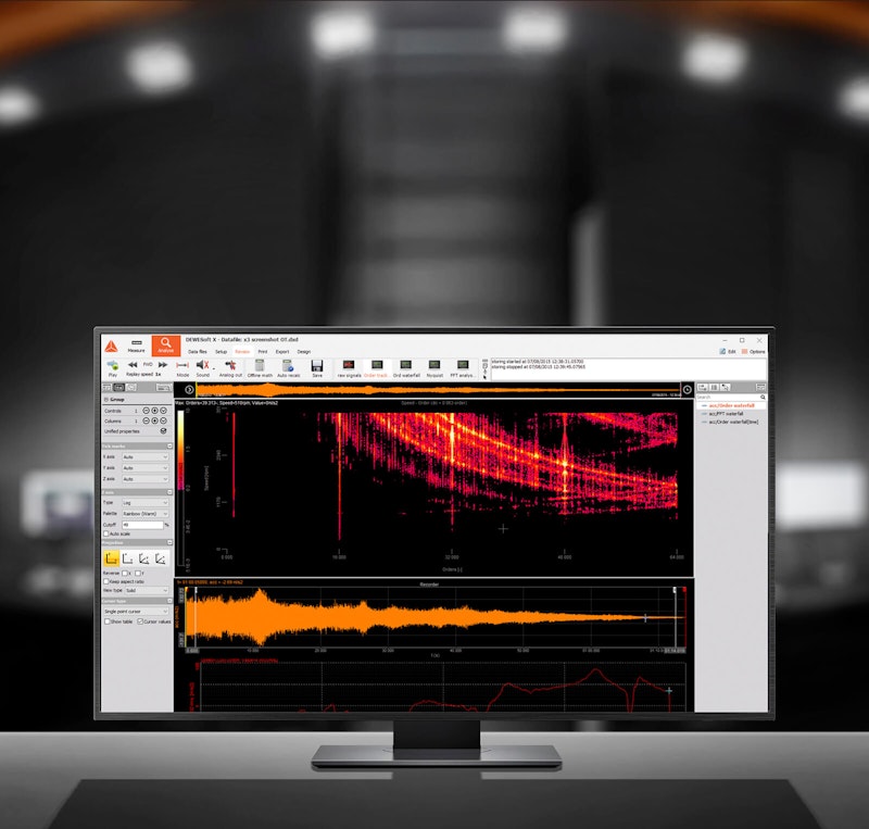 Dewesoft Software Example Temperature Data Loggers & Temperature Recording | Dewesoft