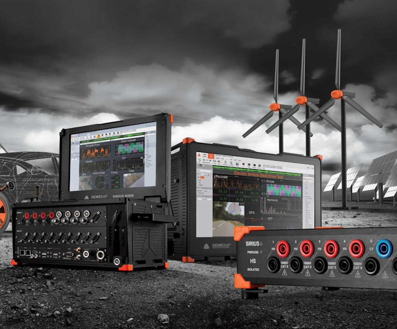 Dewesoft voltage loggers and power meters