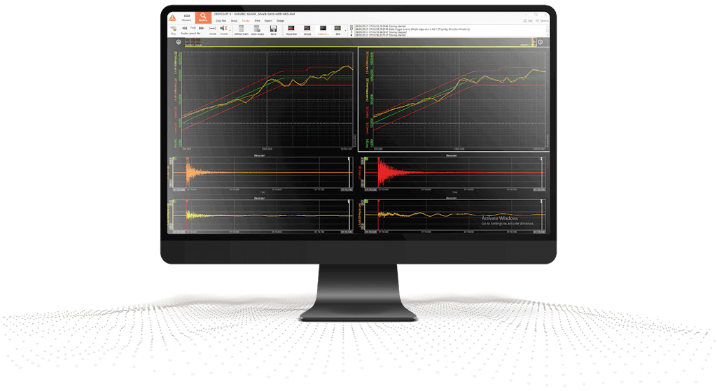 DewesoftX SRS screen